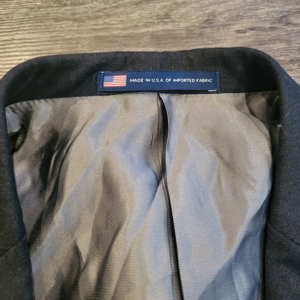Hart Schaffner Marx New York Worsted Wool Blazer - Picture 7 of 14